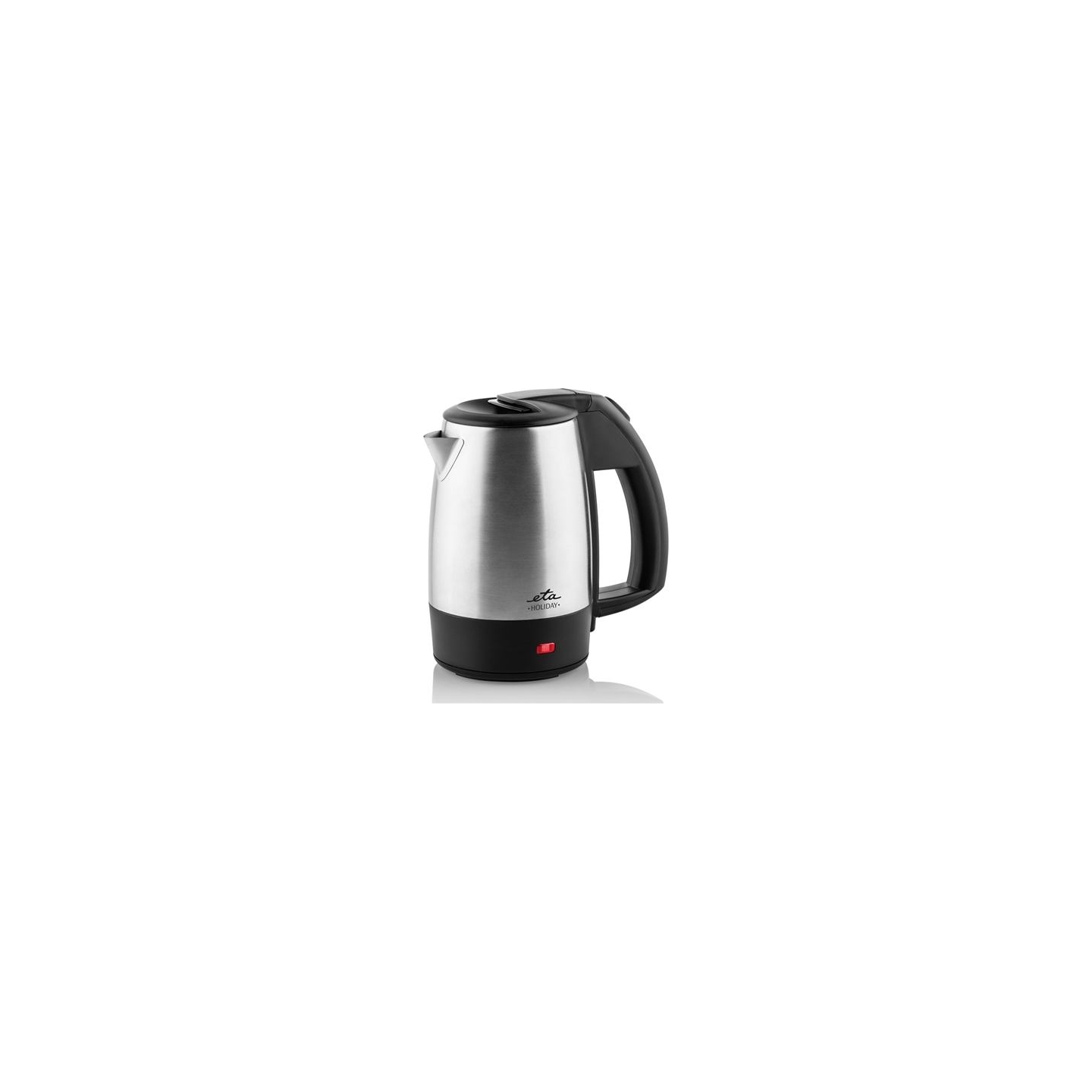 ETA | Kettle | ETA618890010 Holiday | Electric | 1000 W | 0.5 L | Stainless steel | Black/Stainless steel