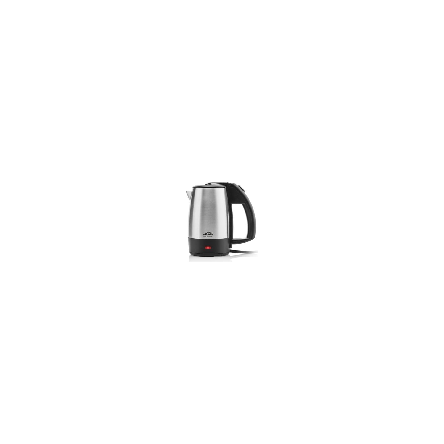 ETA | Kettle | ETA618890010 Holiday | Electric | 1000 W | 0.5 L | Stainless steel | Black/Stainless steel