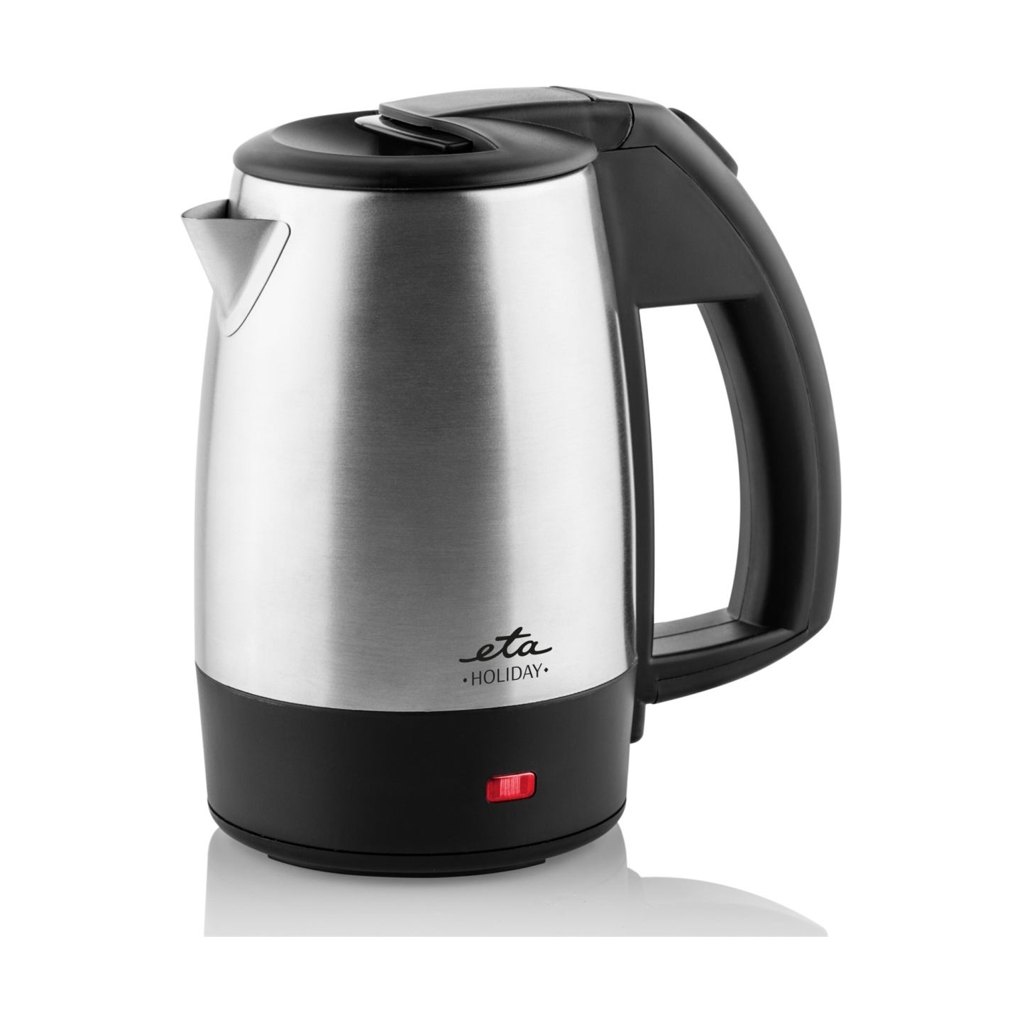 ETA | Kettle | ETA618890010 Holiday | Electric | 1000 W | 0.5 L | Stainless steel | Black/Stainless steel