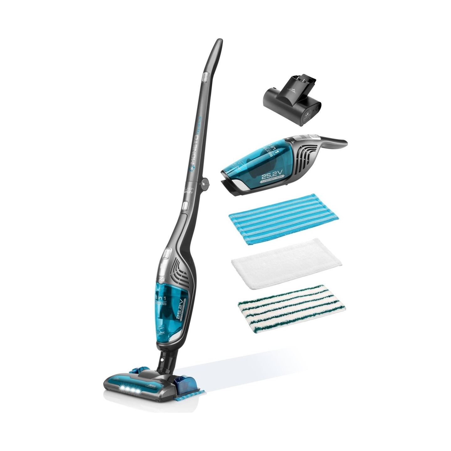 ETA | Vacuum Cleaner | ETA845390000 Moneto II Aqua Plus | Cordless operating | Handstick 2in1 | Washing function | N/A W | 25.2 
