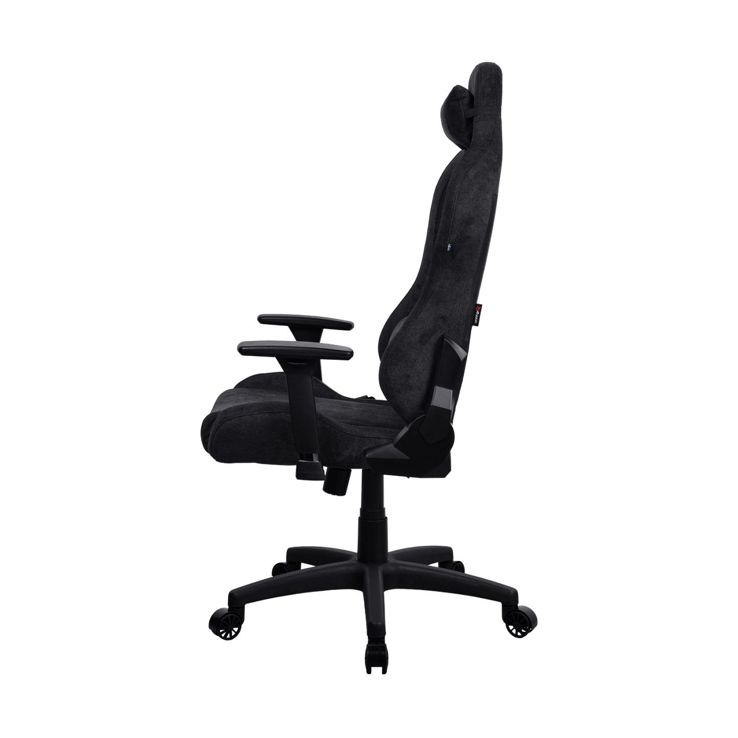 Arozzi Metal/Reinforced nylon | Gaming Chair | Torretta Soft Fabric | Pure Black
