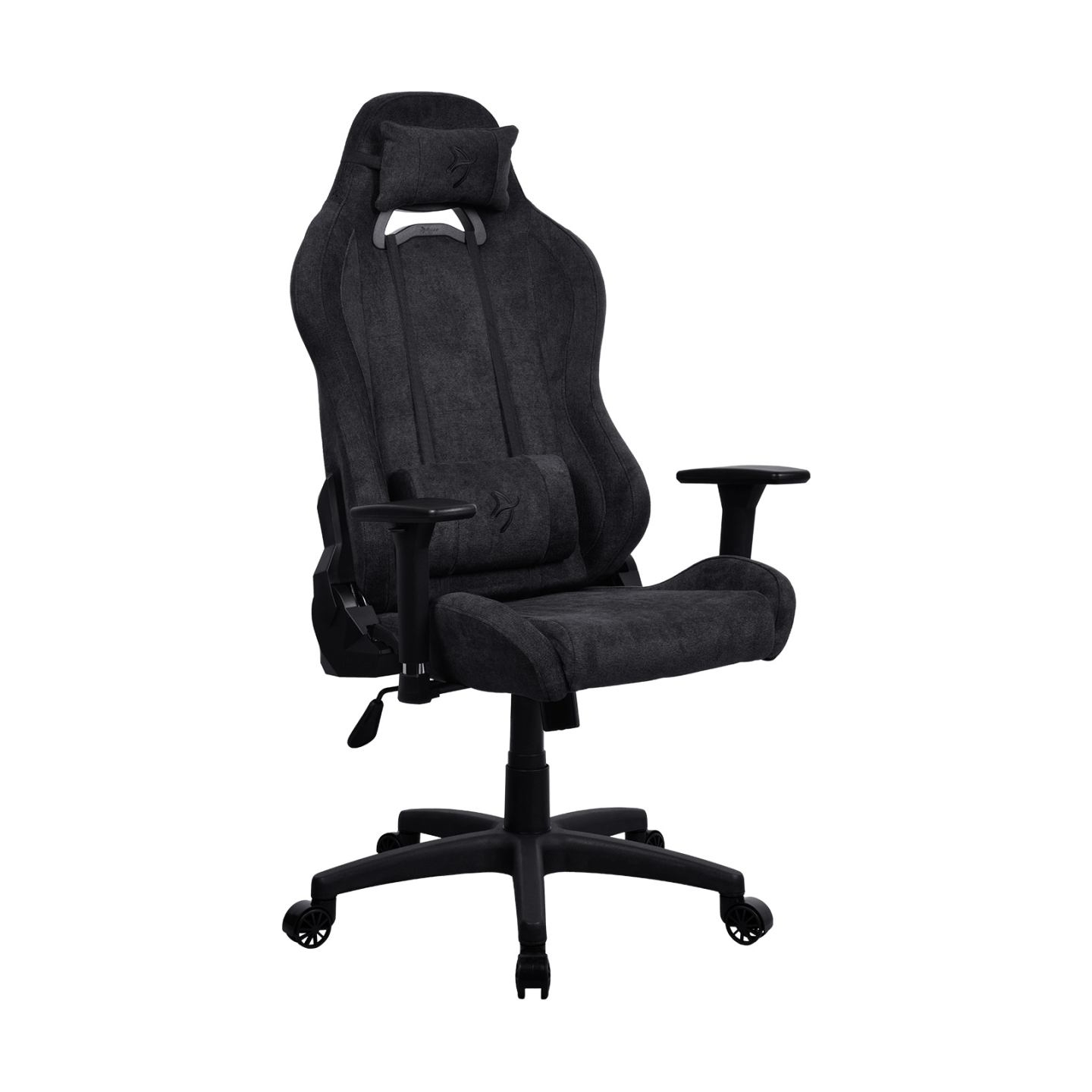 Arozzi Metal/Reinforced nylon | Gaming Chair | Torretta Soft Fabric | Pure Black