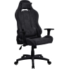Arozzi Metal/Reinforced nylon | Gaming Chair | Torretta Soft Fabric | Pure Black