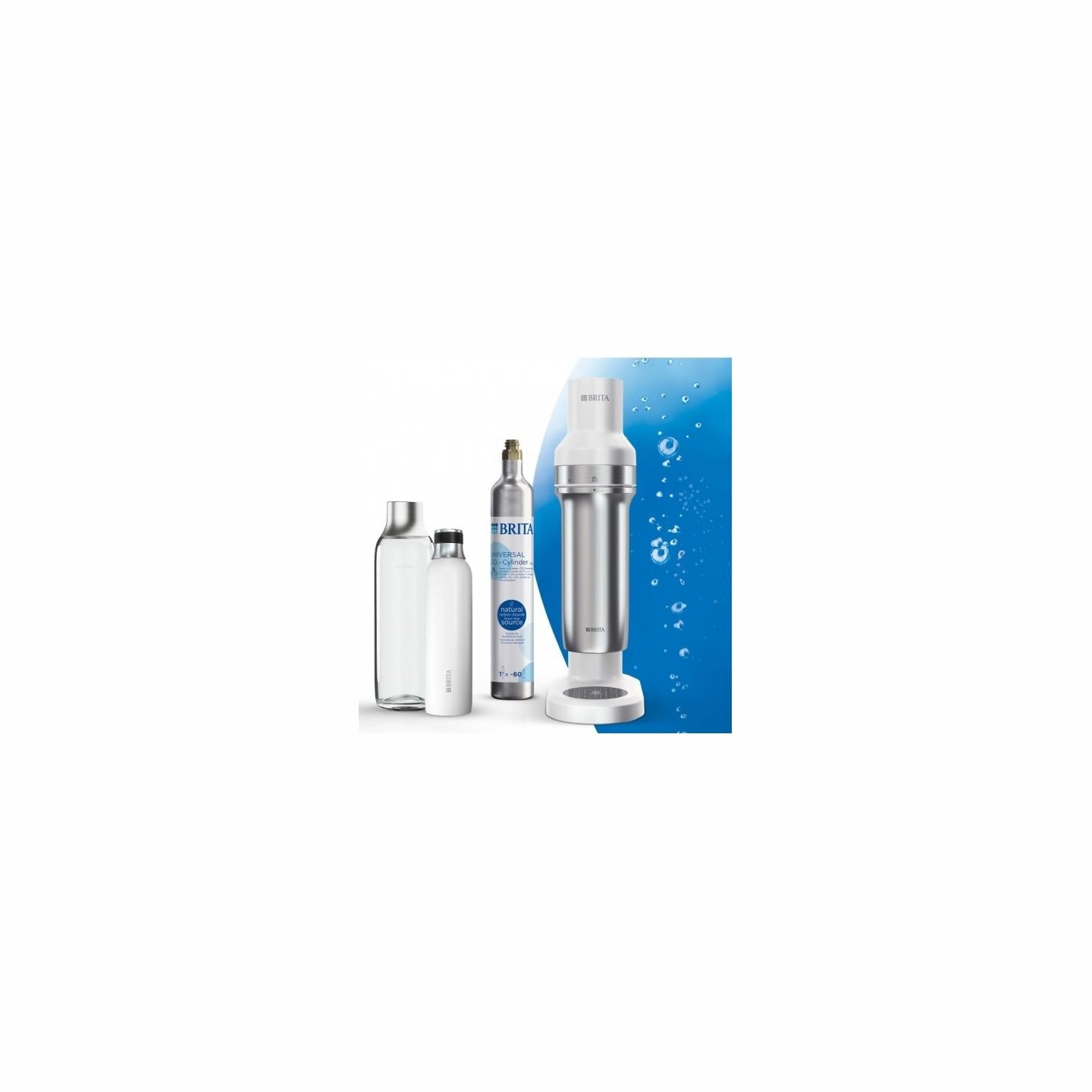 Brita SodaTRIO white soda maker