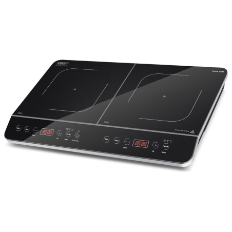 Caso | Hob | Touch 3500 | Induction | Number of burners/cooking zones 2 | Touch control | Timer | Black | Display