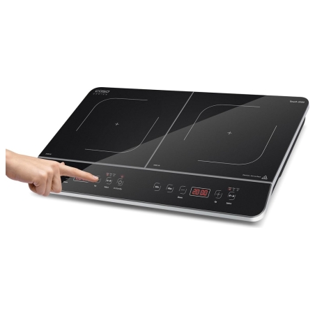 Caso | Hob | Touch 3500 | Induction | Number of burners/cooking zones 2 | Touch control | Timer | Black | Display