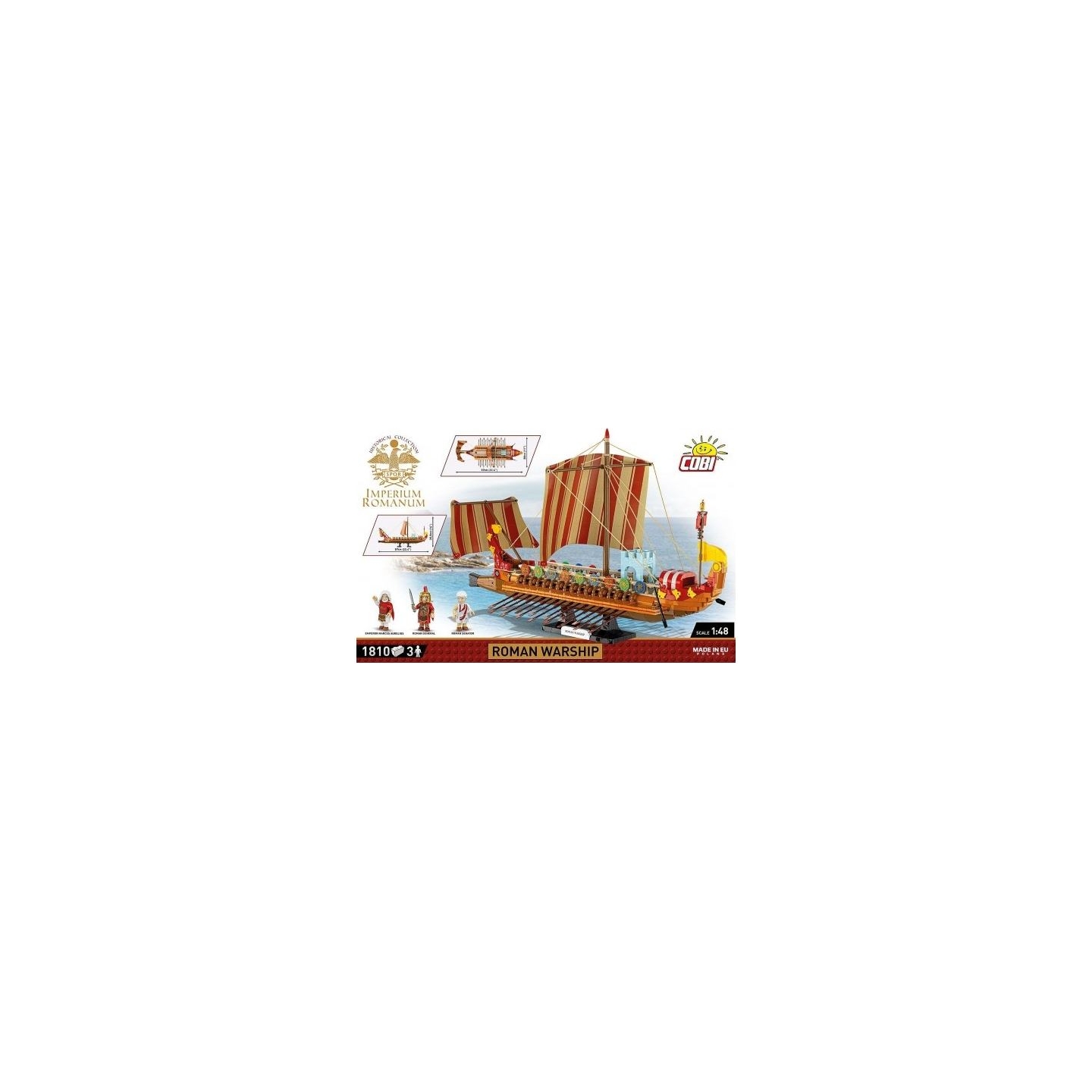 Cobi Klocki Blocks Imperium Romanum - Warships 1810 blocks