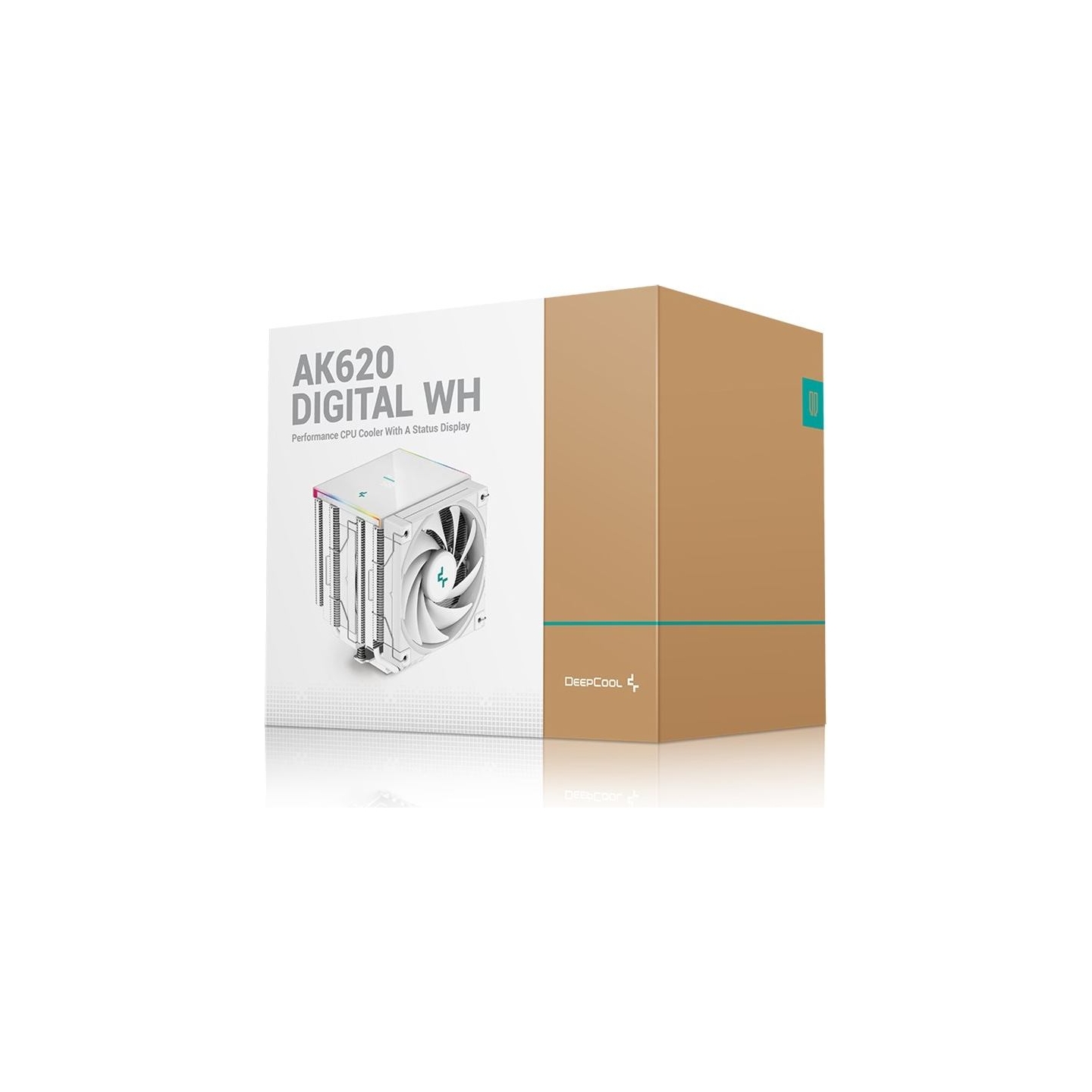 Deepcool | CPU Air Cooler | AK620 Digital WH | Intel, AMD