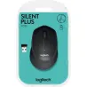Logitech M330 Silent Plus Black - 2.4GHZ - EMEA / 910-004909