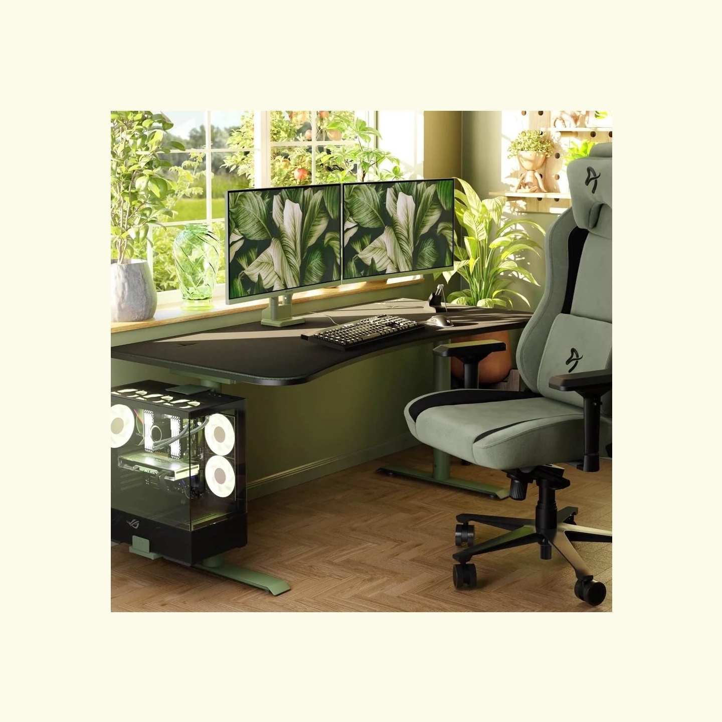 Arozzi Gaming Desk | Arena Large | Forest Green