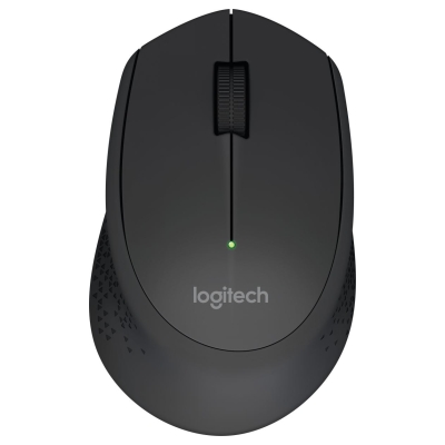 Logitech Wireless Mouse M280 - BLACK - 2.4GHZ - EWR2 / 910-004287