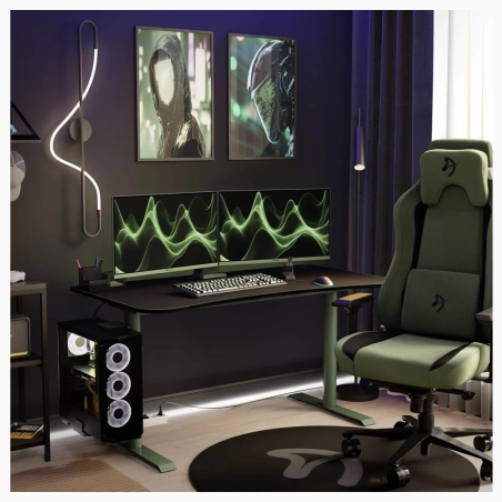 Arozzi Gaming Desk | Arena Medium | Forest Green