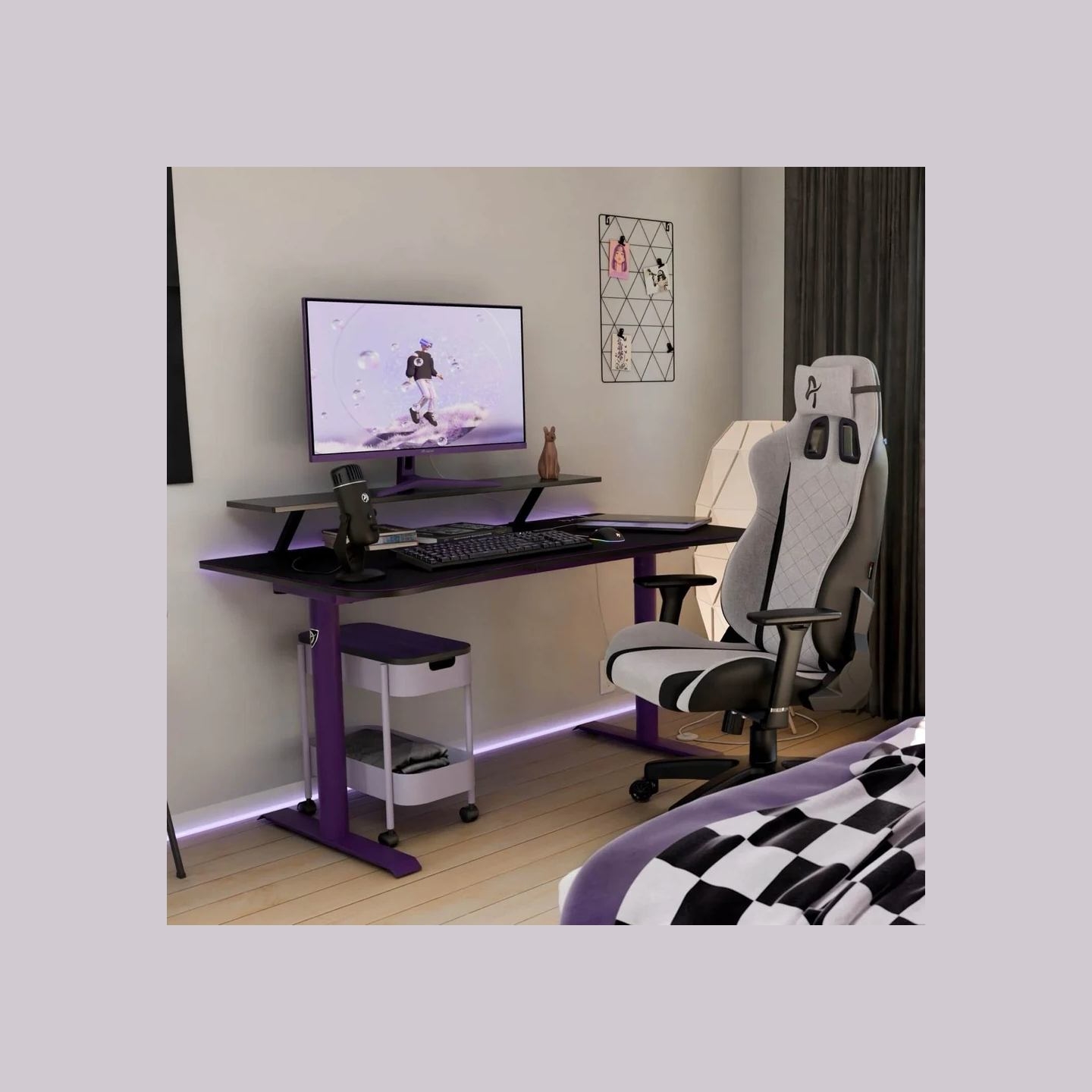Arozzi Gaming Desk | Arena Medium | Purple