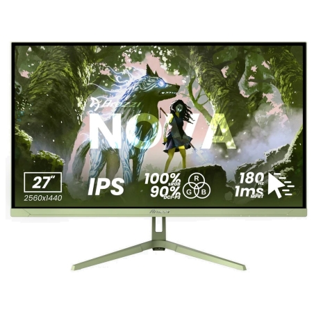 Arozzi | Nova | 27 " | IPS | QHD | 16:9 | 260 Hz | 1 ms | 2560 x 1440 pixels | 350 cd/m² | HDMI ports quantity 2 | Forest Green