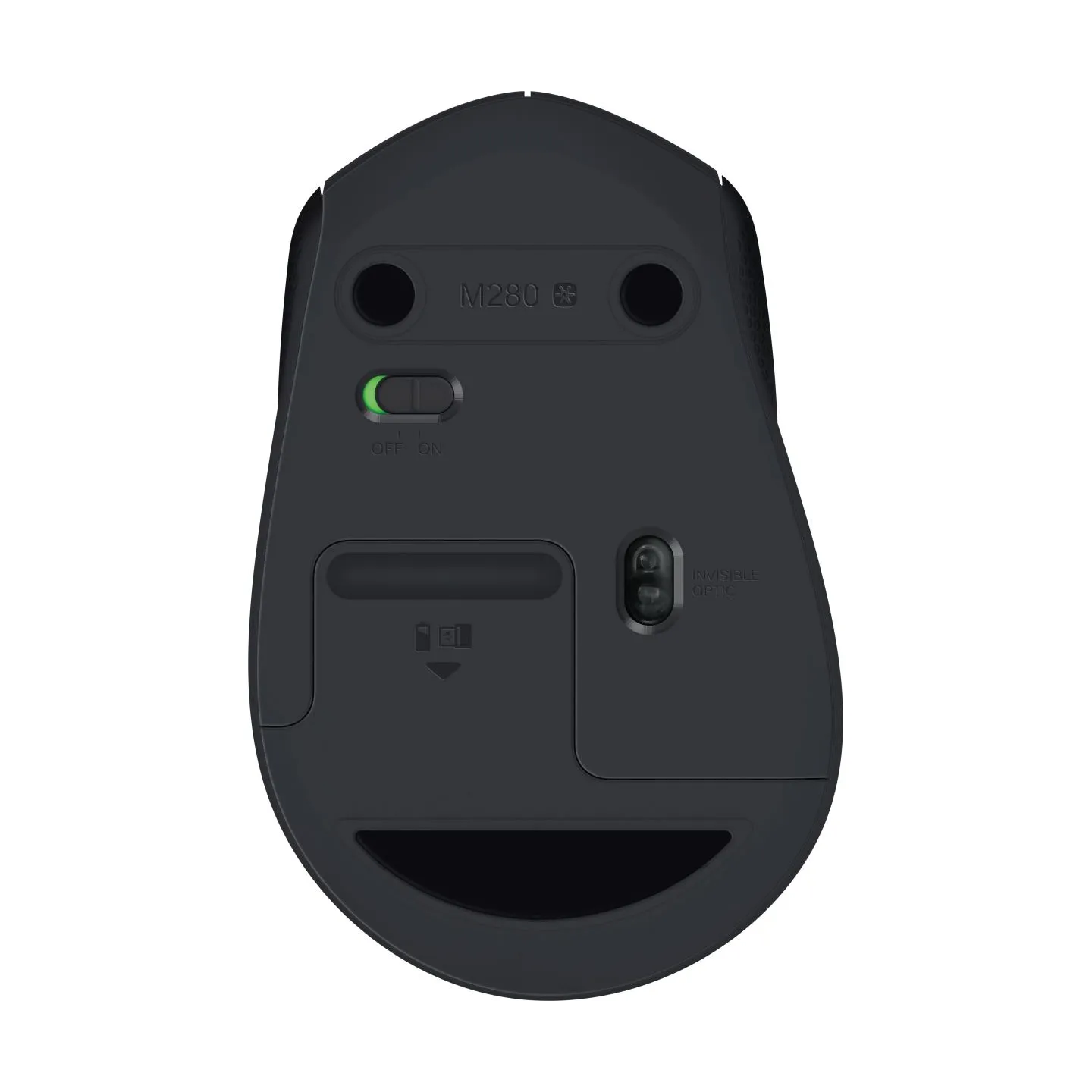 Logitech Wireless Mouse M280 - BLACK - 2.4GHZ - EWR2 / 910-004287