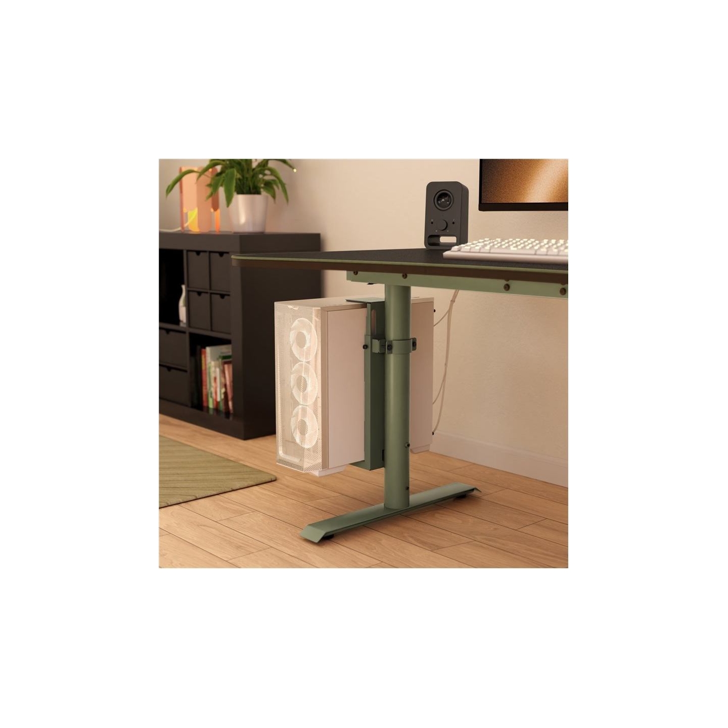 Arozzi | Under-desk | Arena PC Mount AZ-PCMOUNT-FST | Adjustable Height, Width | Forest Green