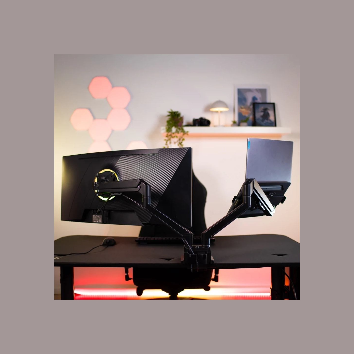 Arozzi | Alzare AZ-ALZARE-LH-BK | Adjustable | Laptop Holder | Black | 18 "