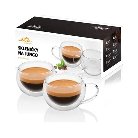 ETA | Lungo cups | ETA518091010 | For coffee | 2 pc(s) | Dishwasher proof | Glass