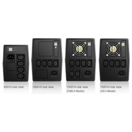 Delta Electronics VX1000 1000VA/600W Line int USB UPA102V210035
