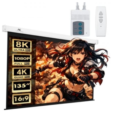 Maclean The projection screen 135 inch electric MC561