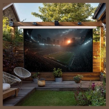 Maclean The projection screen 135 inch electric MC561