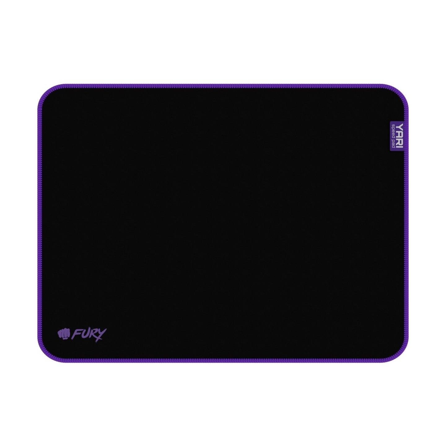 Fury Yari Speed L | Mouse pad | 300 x 400 mm | Black/Purple