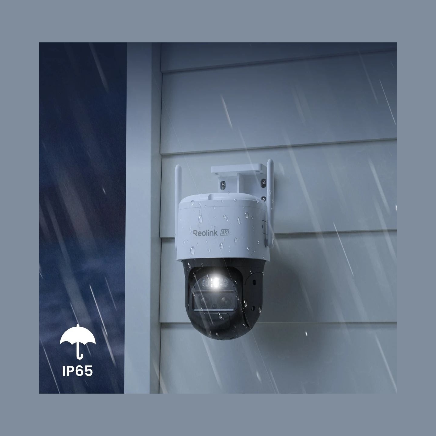 Reolink 4K Dual-Lens Wi-Fi 6 Battery-Powered Security Camera withSolar Panel 2 | Trackmix Series B770 | PTZ | 2.8mm/F1.6 | H.264
