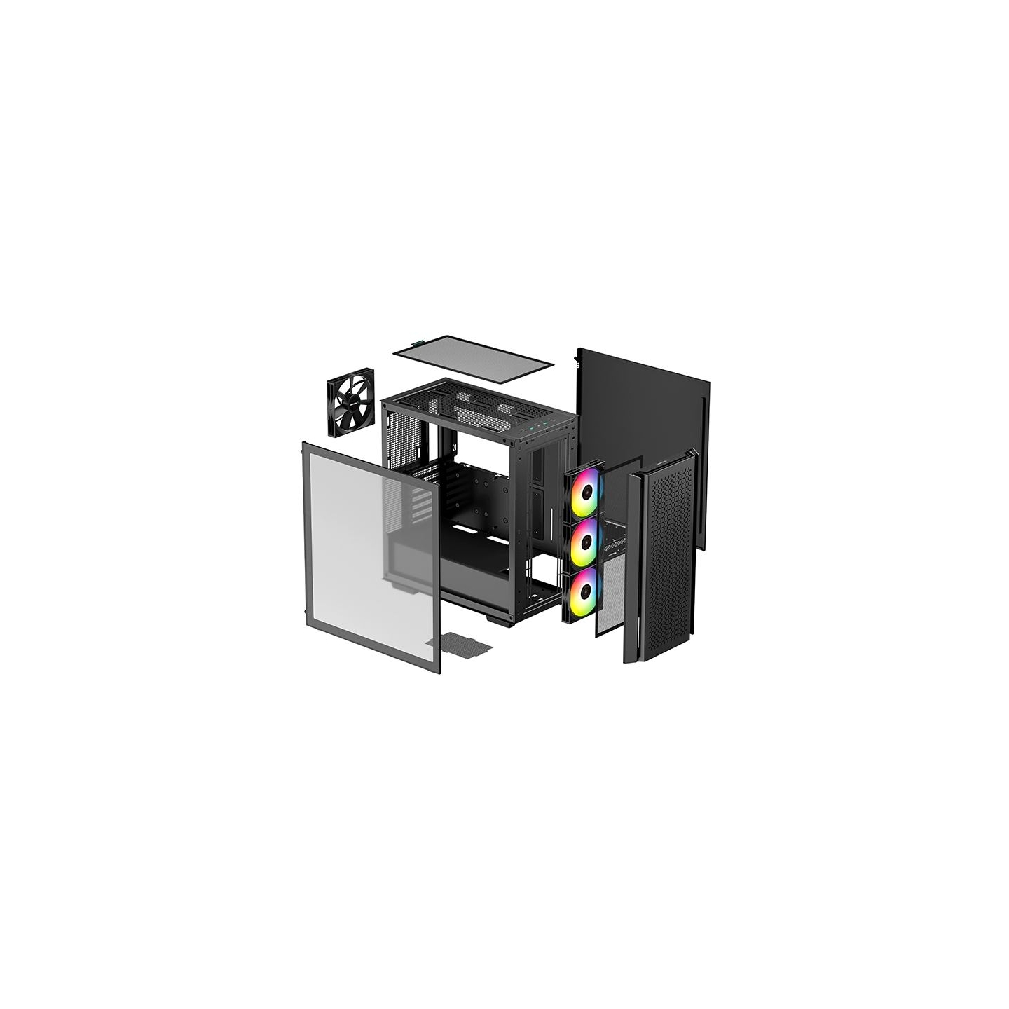 Deepcool | MID TOWER CASE | CG560 | Side window | Black | Mid-Tower | ATX PS2