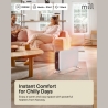 Mill | Heater | CO2200LEDMAX | Convection Heater | 2200 W | Number of power levels 3 | Suitable for rooms up to 5-30 m² | White