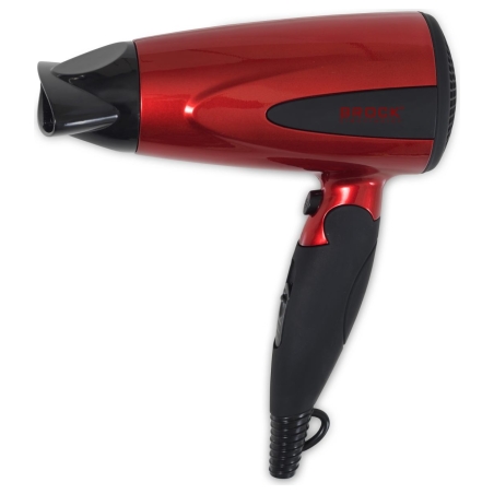 Brock HD 8501 RD Hair Dryer 1600W, Red