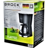 Brock CM 1501 SS Coffe Maker Capacity 1,5L 915-1080W, Black