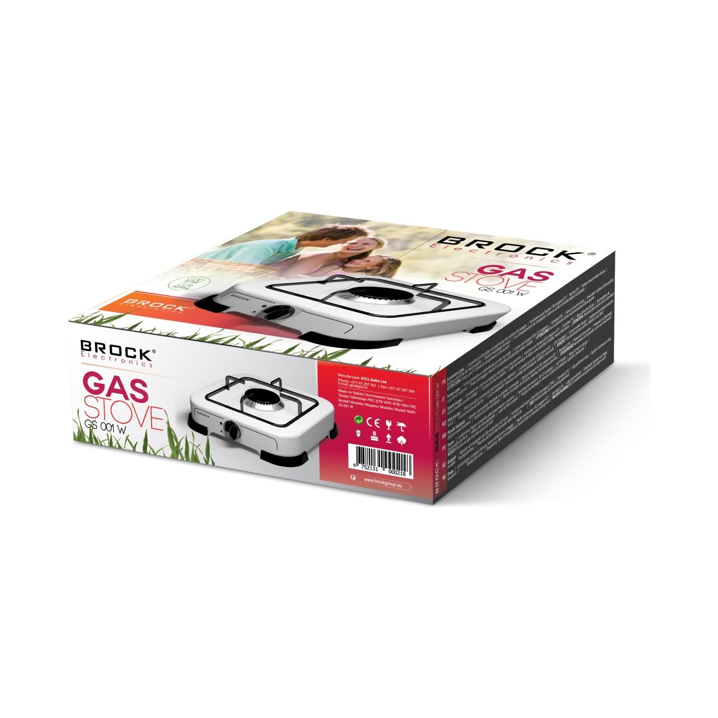Brock GS 001 W Gas Stove