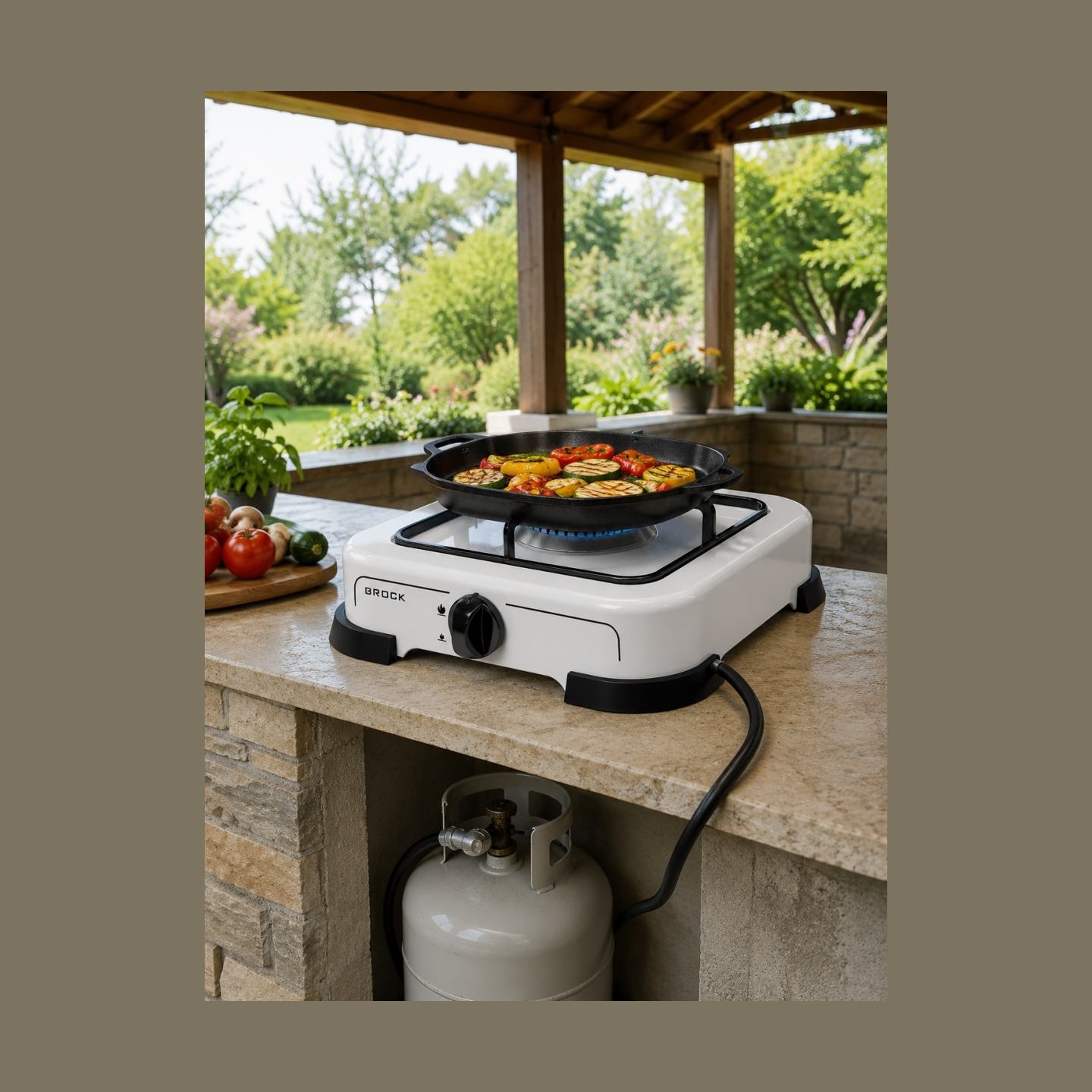 Brock GS 001 W Gas Stove