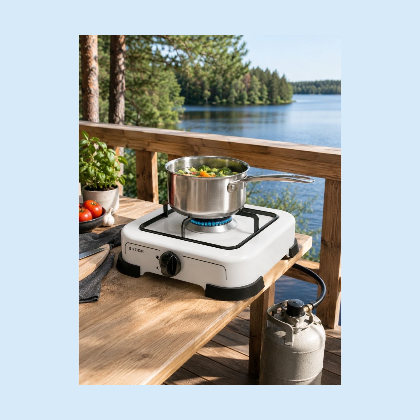 Brock GS 001 W Gas Stove