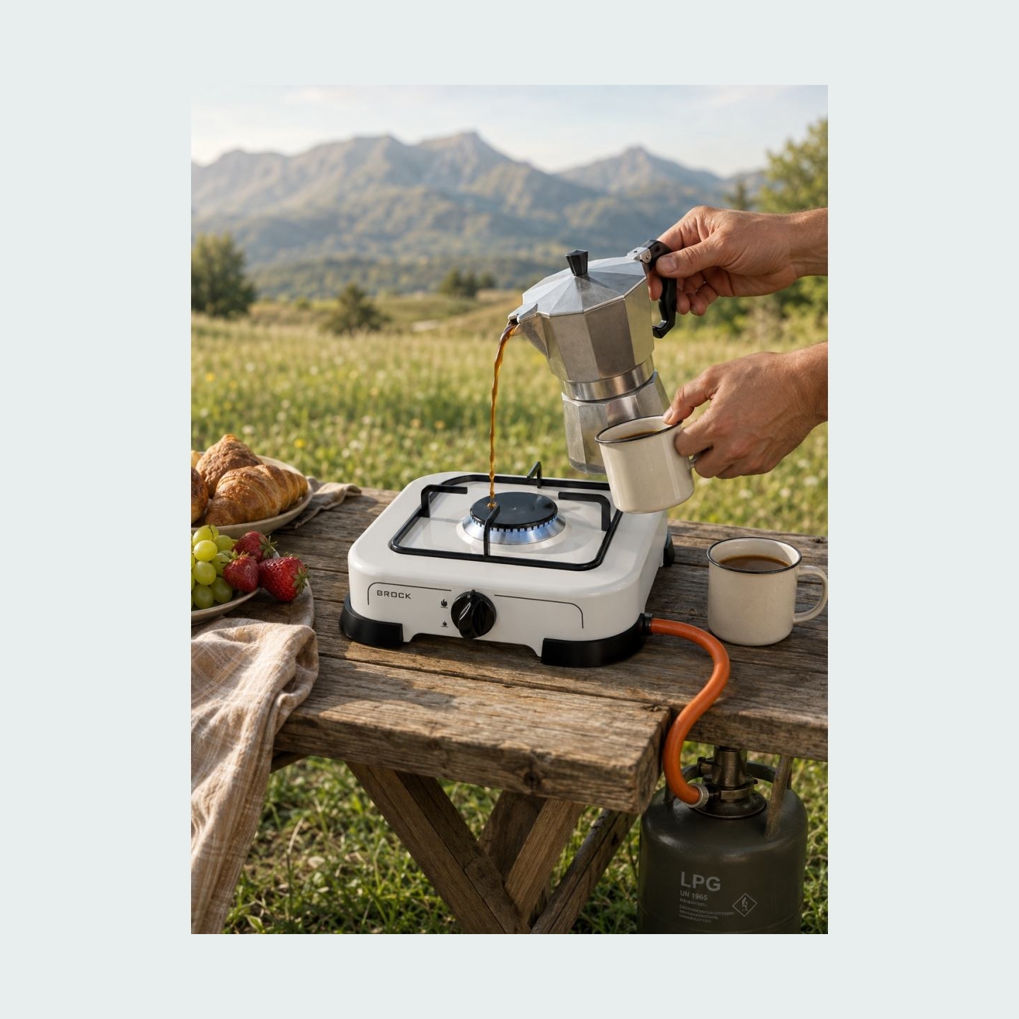 Brock GS 001 W Gas Stove