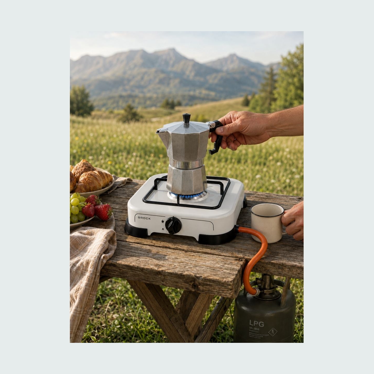Brock GS 001 W Gas Stove