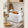 Brock BT 1008 WH Toaster 650-750W, White
