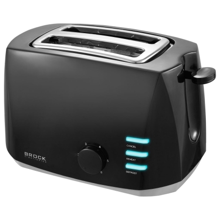 Brock BT 1005 BK Toaster 800W, Black