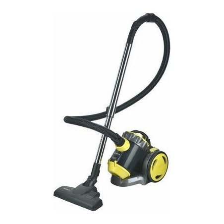 Brock BVC 8056 YT Cyclone Bagless Vacuum Cleaner 800W, Black/Yellow