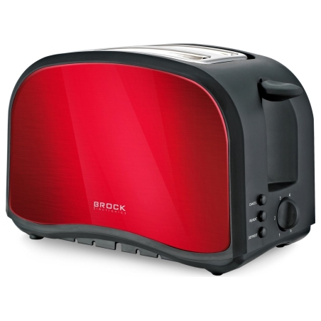 Brock BT 1002 RD Toaster 800W, Red