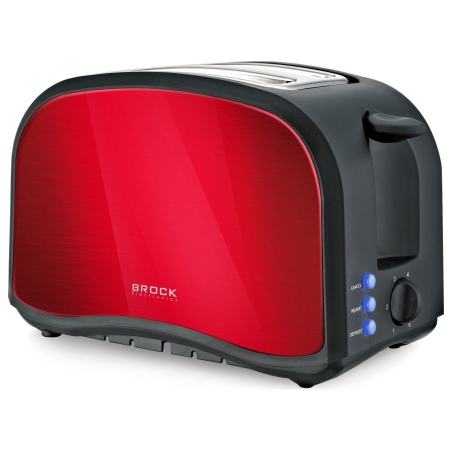 Brock BT 1002 RD Toaster 800W, Red
