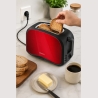 Brock BT 1002 RD Toaster 800W, Red