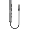 Port Connect | USB-C Hub with 4 USB ports, 1X USB-C, 100W