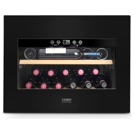 Caso | Wine Cooler | WineDeluxe E 18 | Energy efficiency class G | Built-in | Bottles capacity 18 bottles | Cooling type Compres