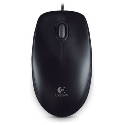 Logitech LOGI B100 optical Mouse Black USB OEM