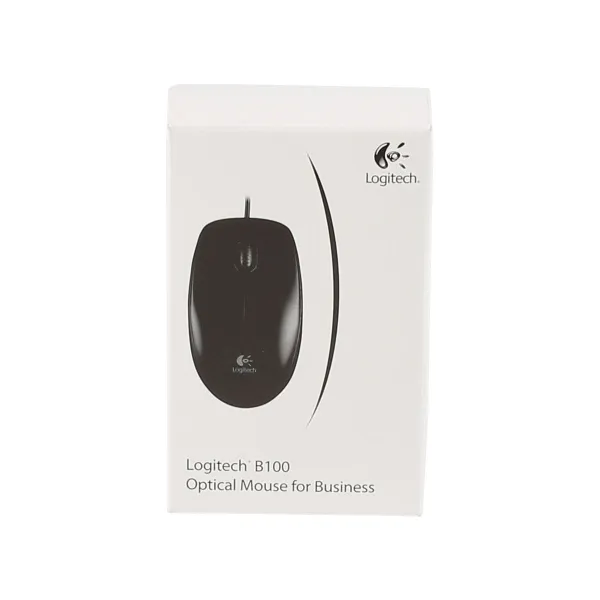 Logitech LOGI B100 optical Mouse Black USB OEM