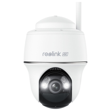 Reolink | Smart 4K Pan and Tilt Camera with Spotlights | Argus Series B440 | Dome | 8 MP | 4mm | H.265 | Micro SD, Max.128GB