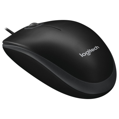 Logitech LOGI B100 optical Mouse Black USB OEM