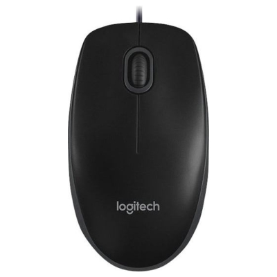 Logitech LOGI B100 optical Mouse Black USB OEM