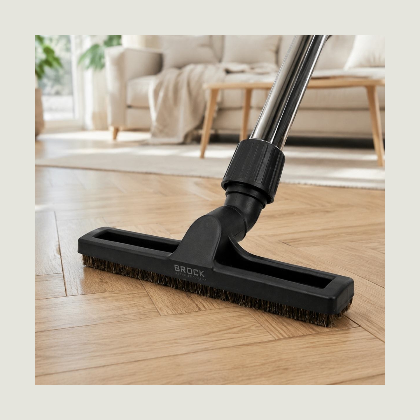 Brock UB 100 Universal Vacuum Cleaner Brush For Any Tube Diameter, Horse Hair